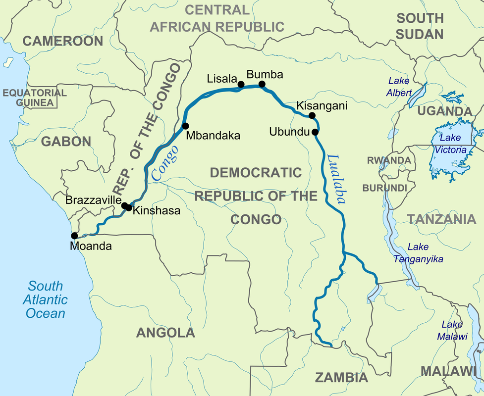Congo River Basin Contient Landforms 